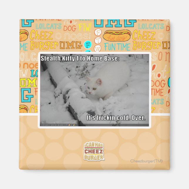 Stealth Kitty 1 Magnet (Vorne)