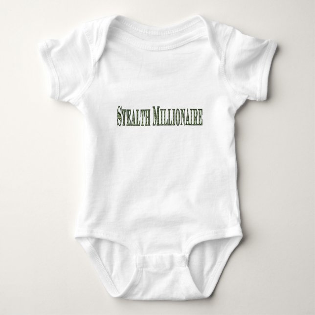 Stealth Millionaire Baby Strampler (Vorderseite)