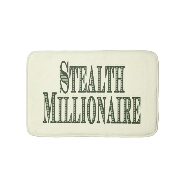 Stealth Millionaire Badematte (Vorderseite)