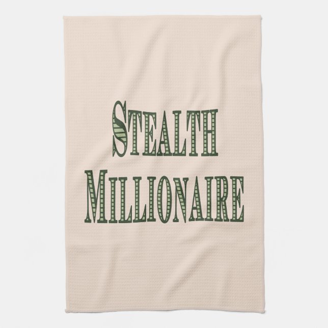 Stealth Millionaire Geschirrtuch (Vertikal)