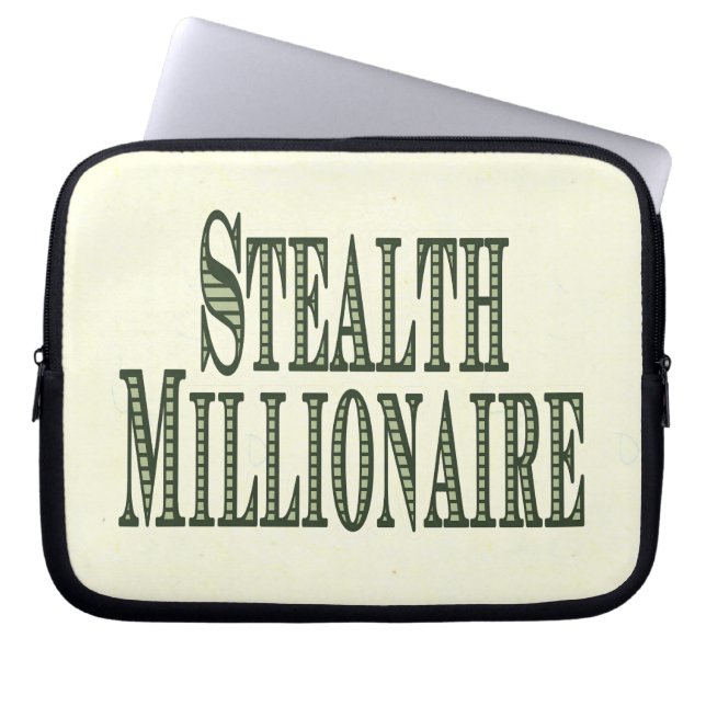 Stealth Millionaire Laptopschutzhülle (Vorderseite)