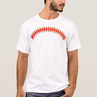 Stealth T mit roten Stealth-Fäden T-Shirt