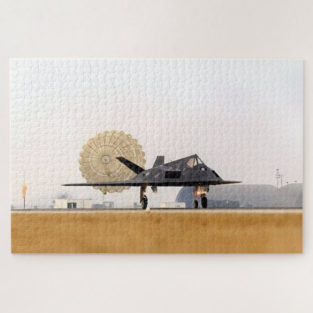 Stealth Touchdown: F-117 Nighthawk (Horizontal)