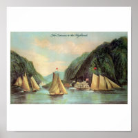 Steam and Segelschiff Poster