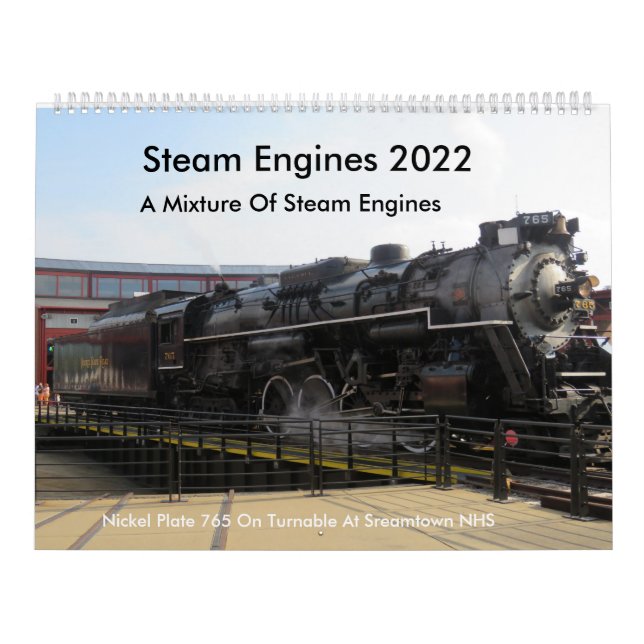 Steam Engines 2022 Calendar Kalender (Titelbild)