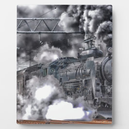 Steam Engines Trains HDR Photo Fotoplatte