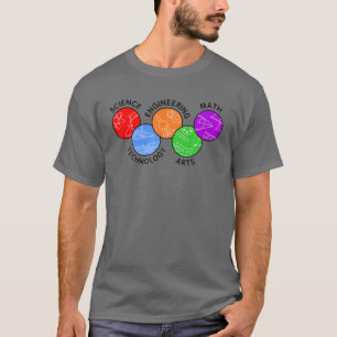 STEAM - Farbige Ikonen - Technik und Innovation T-Shirt