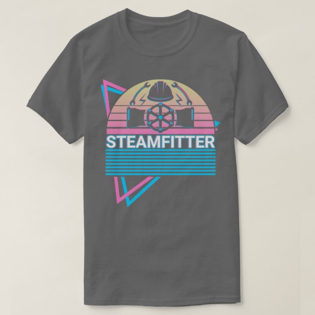 Steam Fitter Retro T-Shirt (Design vorne)