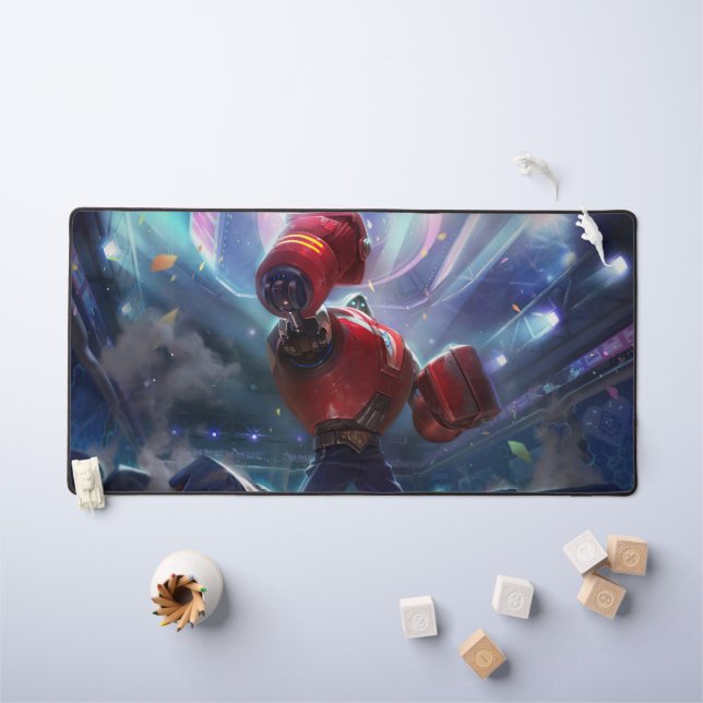 Steam Golem Jeu Bureau Mat | Carte personnalisée (Tableau pour enfants)