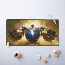 Steam Golem Jeu Bureau Mat | Carte personnalisée