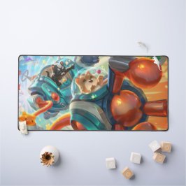 Steam Golem Jeu Bureau Mat | Carte personnalisée