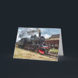 Steam Locomotive Boilermaker Bahn Funny Birthday Karte<br><div class="desc">Es gibt hier definitiv ein paar Doppelgänger - und ein Bahnfreund wird es Liebe geben! Machen Sie sich selbst zum Bohrer ...  und umarmen,  umarmen,  umarmen!! LOL Lachte einen Zugliebhaber (jedweder Art)!</div>