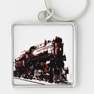 Steam Locomotive Keychain Schlüsselanhänger