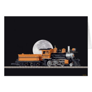 Steam Locomotive Mogul Card