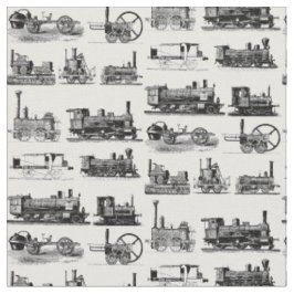 Steam Motor Lokomotive "Steampunk" Muster Stoff