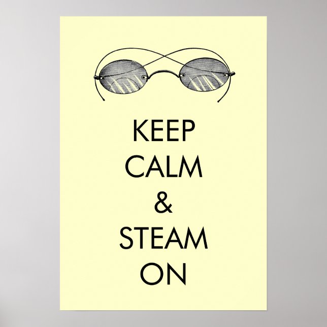 Steam on! poster (Vorne)