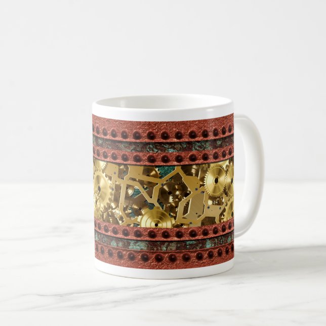 Steam Punk 4 Tasse (VorderseiteRechts)