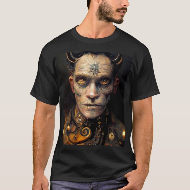 Steam Punk Celestial Demon T-Shirt (Vorderseite)