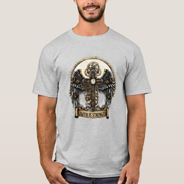 Steam Punk Cross T-Shirt (Vorderseite)