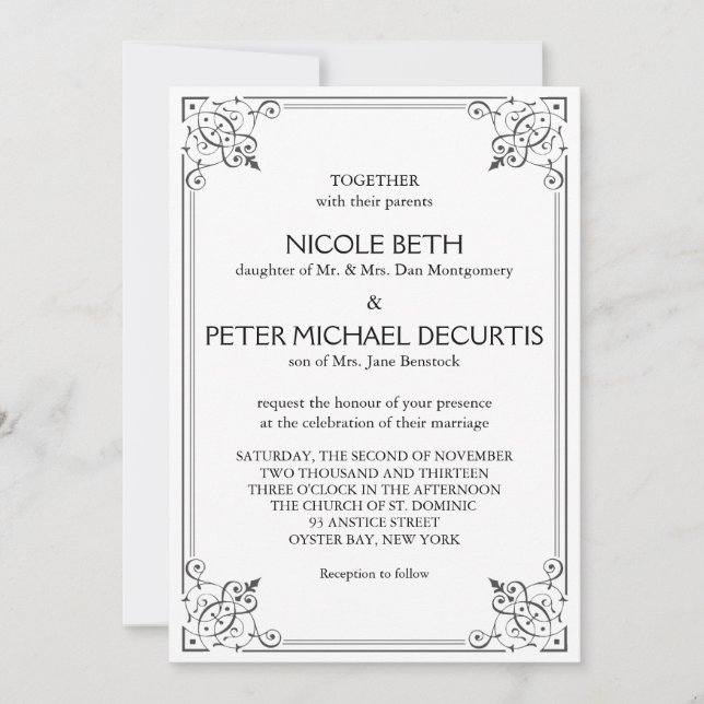 Steam Punk Einladung (Vorderseite)