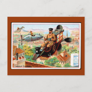 Steam Punk Vintag Postcard Postkarte