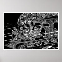 STEAM TRAIN BY BARRY COOKE