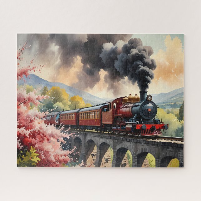 Steam Train Dreams Landscape Artwork (Horizontal)