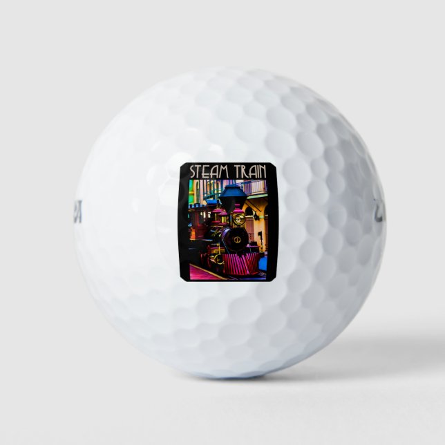 Steam Train Golf Ball (Vorderseite)