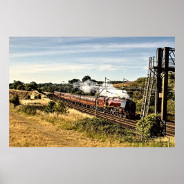 Steam Train in the Countryside (4022) Poster