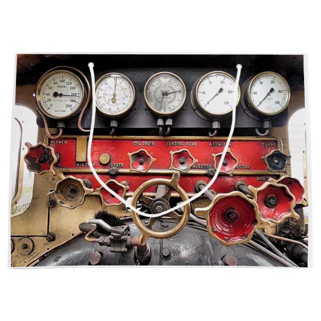 STEAM TRAINS GROßE GESCHENKTÜTE (Vorderseite)