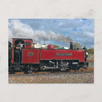 STEAM TRAINS POSTKARTE