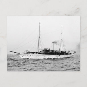 Steam Yacht Emerald, Anfang der 1900er Jahre Postkarte