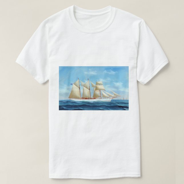 Steam Yacht Lady Torfrida 1910 T-Shirt (Design vorne)