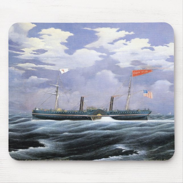 Steam Yacht North Star 1852 Mousepad (Vorne)