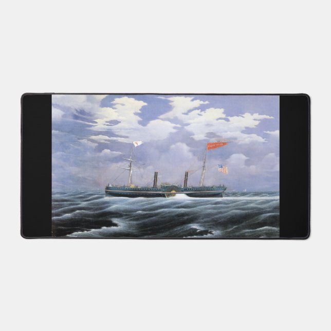 Steam Yacht North Star 1852 Schreibtischunterlage (Vorderseite)