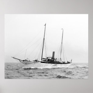 Steam Yacht North Star, Anfang der 1900er Poster