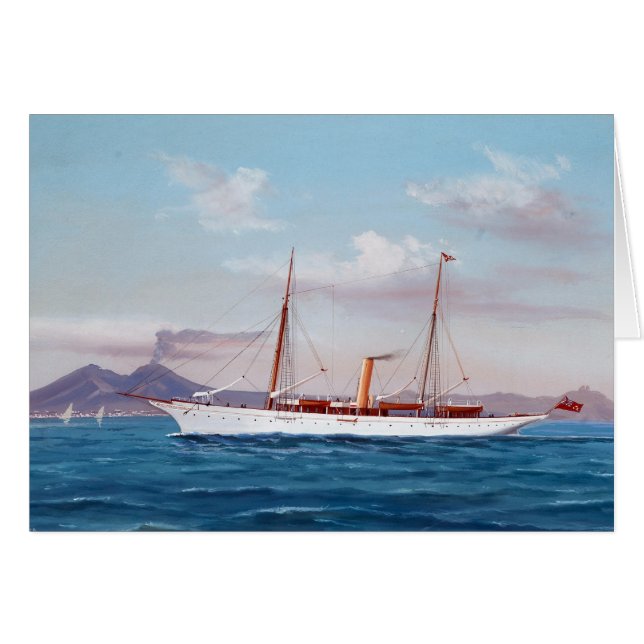 Steam Yacht SY Vanduara 1906 (Vorderseite (Horizontal))