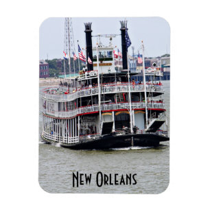Steamboat auf dem Fluss Mississipi Magnet