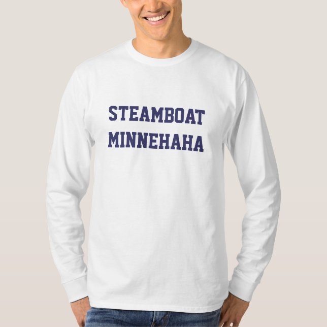 Steamboat Minnehaha Personal lang Sleeved T T-Shirt (Vorderseite)