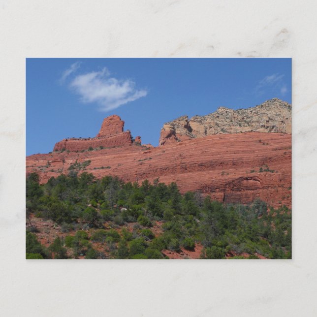Steamboat Rock in Sedona Postkarte (Vorderseite)