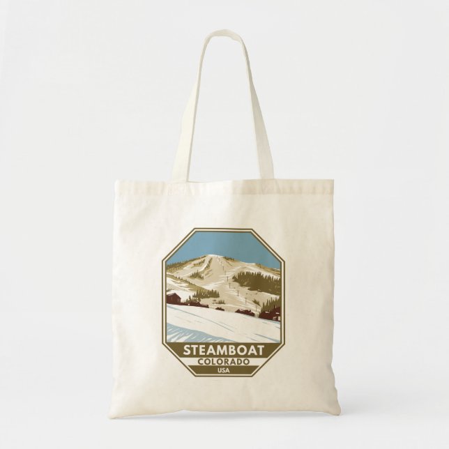 Steamboat Ski Area Winter Colorado Tragetasche (Vorne)