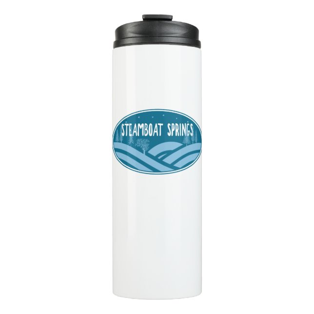 Steamboat Springs Colorado Außenbereich Thermosbecher (Vorderseite)