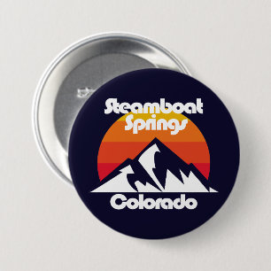 Steamboat Springs Colorado Button