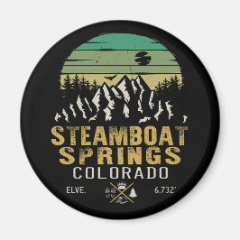 Steamboat Springs Colorado Camping Wandern Magnet