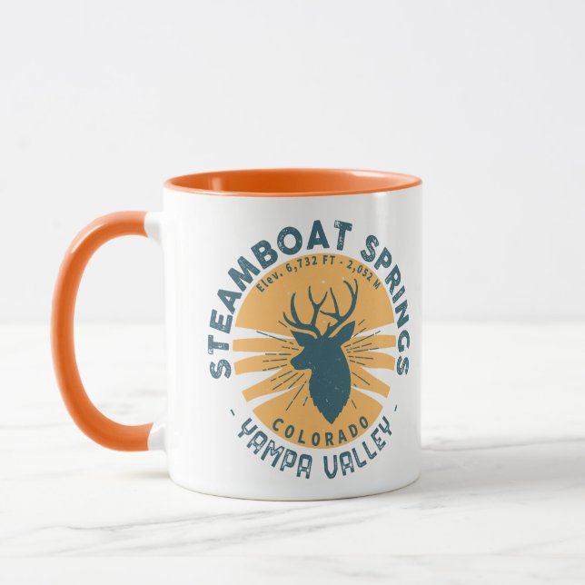 Steamboat Springs Colorado Camping Wandern Tasse (Links)