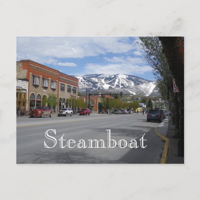 Steamboat Springs Colorado Carte postale (Devant)