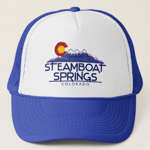Steamboat Springs Colorado Holzhut Berge Truckerkappe