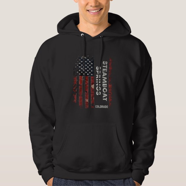 Steamboat Springs Colorado Hoodie (Vorderseite)