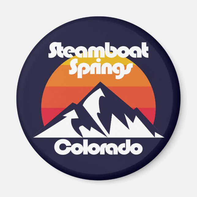 Steamboat Springs Colorado Magnet (Vorne)