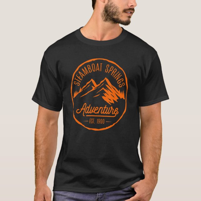 Steamboat Springs Colorado mountains rivers hot sp T-Shirt (Vorderseite)